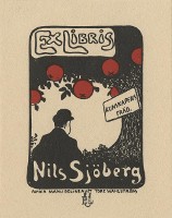 <div class="wysiwyg"><p>Tore Wahlström, <em>Ex-libris Nils Sjöberg</em>, xylographie, 10,3 x 8,1 cm, 1903, inv. 70142.</p></div>