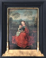 <div class="wysiwyg"><p>Anciens Pays-Bas (&amp;#xa0;?), <em>La Vierge et l'Enfant dans un jardin</em>, huile sur bois, 56,5 x 41,4 cm , fin du XV<sup>e</sup> siècle (&amp;#xa0;?), inv. 12008.</p></div>