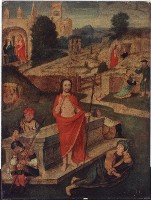 <div class="wysiwyg"><p>Anciens Pays-Bas, <em>La Résurrection du Christ</em>, huile sur papier marouflé sur bois, 35 x 29 cm, première moitié du XVI<sup>e</sup> siècle, inv. 12023 (© <a href="http://www.kikirpa.be" target="_blank" rel="noopener">KIK-IRPA, Bruxelles</a>).</p></div>