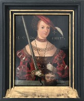 <div class="wysiwyg"><p>Allemagne, École de Lucas Cranach (&amp;#xa0;?), <em>Judith</em>, huile sur bois, 67,7 x 55,7 cm, daté 1526 (copie du XIX<sup>e</sup> siècle&amp;#xa0;?), inv. 12049.</p></div>