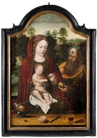 <div class="wysiwyg"><p>Ancien Pays-Bas, <em>La Sainte Famille aux fruits</em>, huile sur bois, 90 x 64,5 cm, deuxième quart du XVI<sup>e</sup> siècle, inv. 12050 (photo Guy Focant, 2019).</p></div>